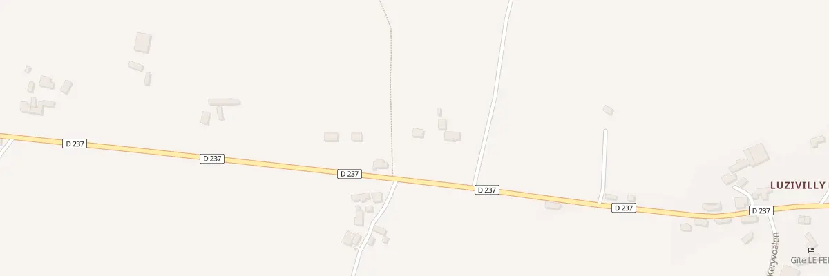 Plan du 1981N Kernevez Luzivilly à Plouigneau