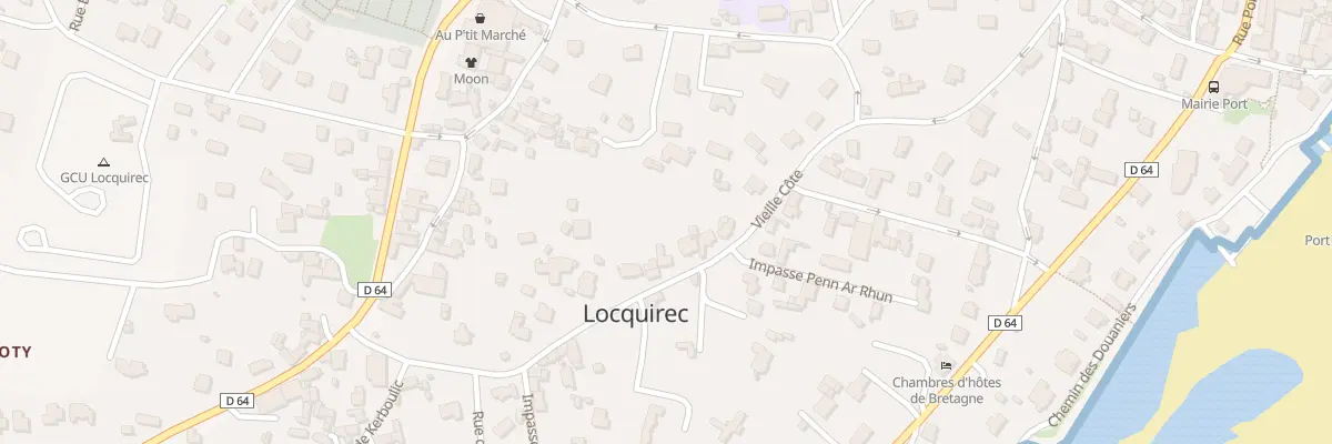 Plan du 67 Vieille Cote à Locquirec