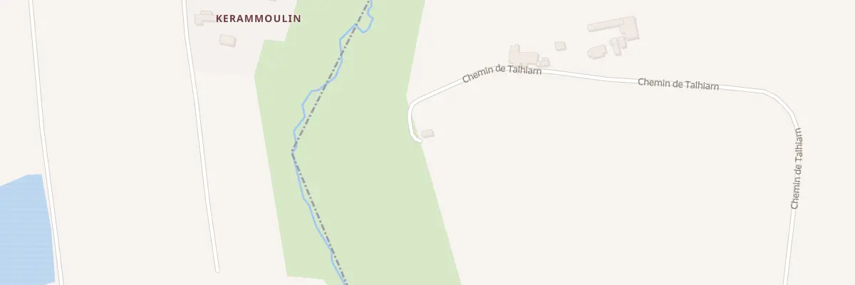 Plan du 212 Talhiarn à Riec-sur-Bélon
