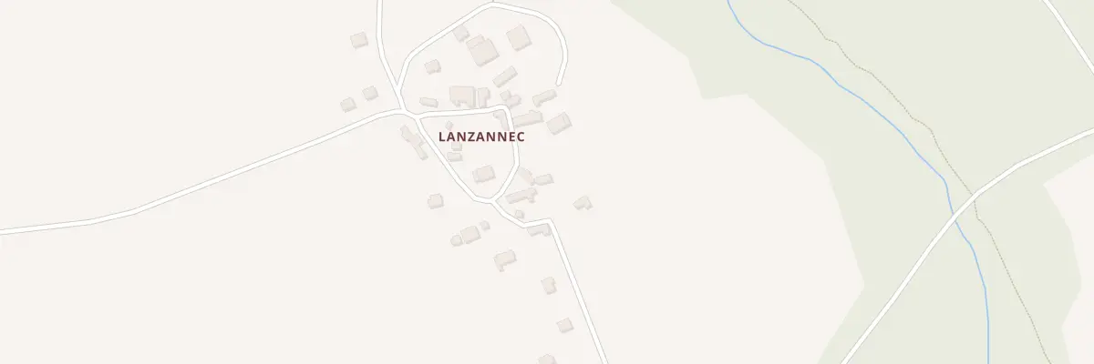 Plan de Lanzannec à Cléden-Poher