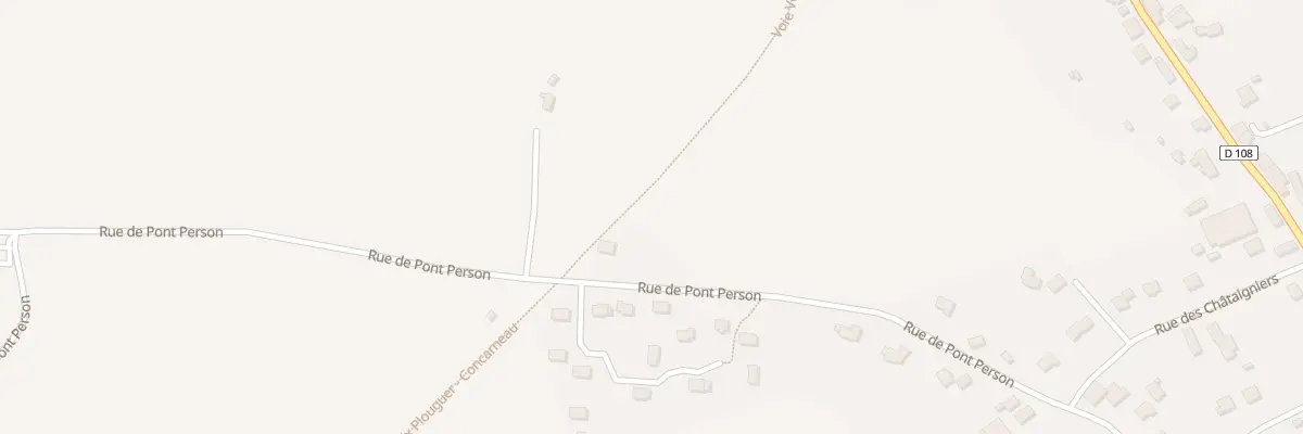 Plan du 6855 Rue de Pont Person à Guiscriff