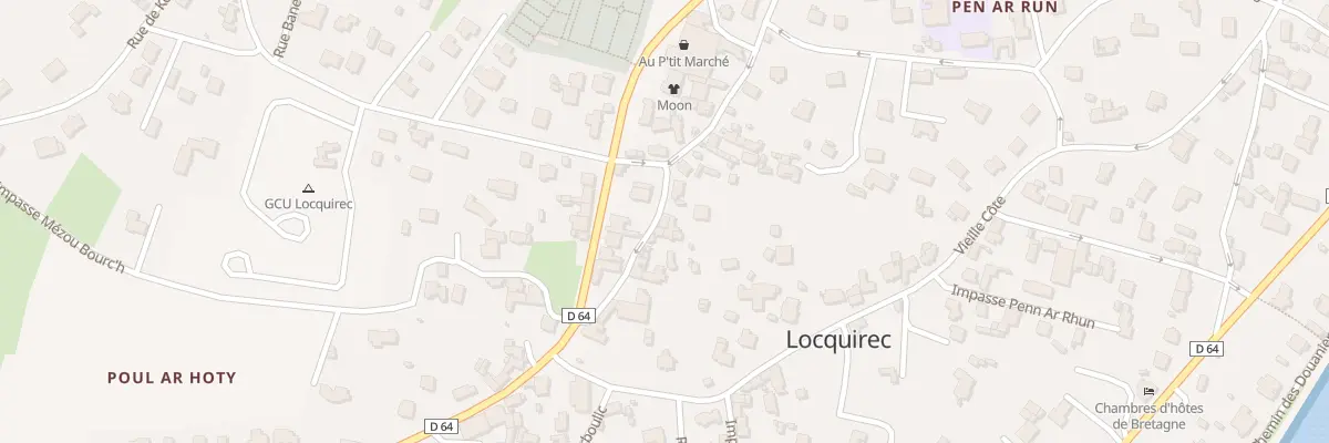 Plan du 20 Rue de la Fontaine à Locquirec