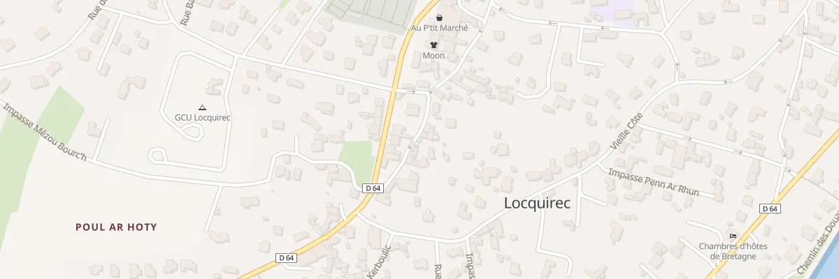 Plan du 22 Rue de la Fontaine à Locquirec