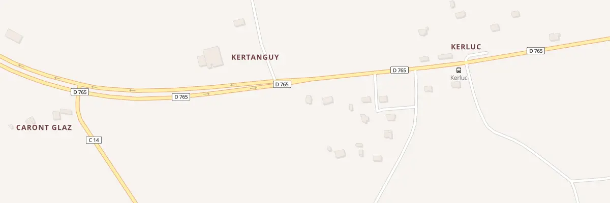 Plan de Kertanguy à Bannalec