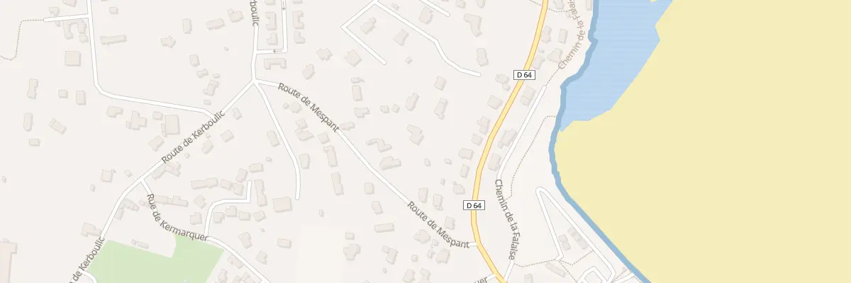 Plan du 3 Rte de Mespent à Locquirec