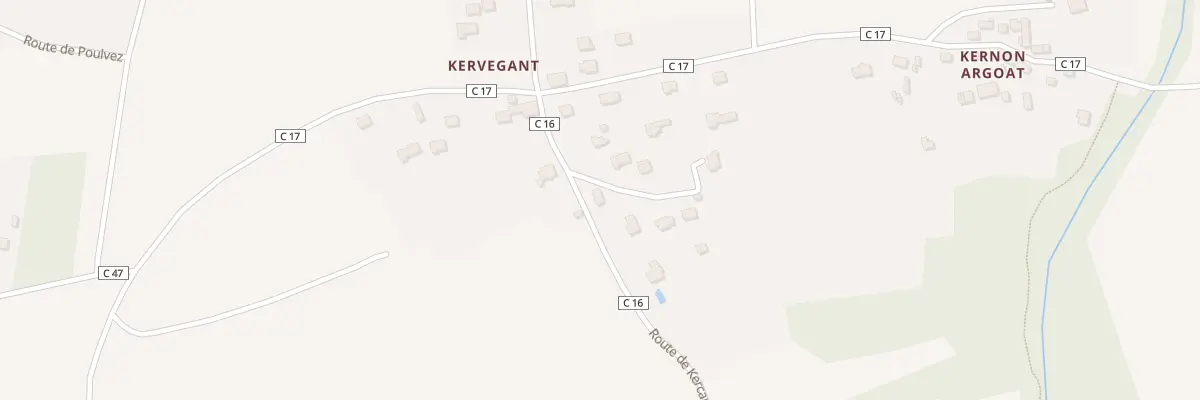 Plan du 2 Imp de Kervegant à Moëlan-sur-Mer