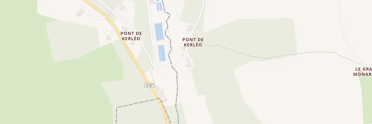 Plan du 276 Pont Kerleo à Botsorhel