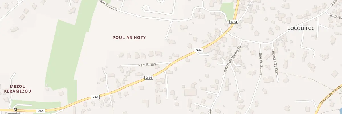 Plan du 17 Rte de Morlaix à Locquirec
