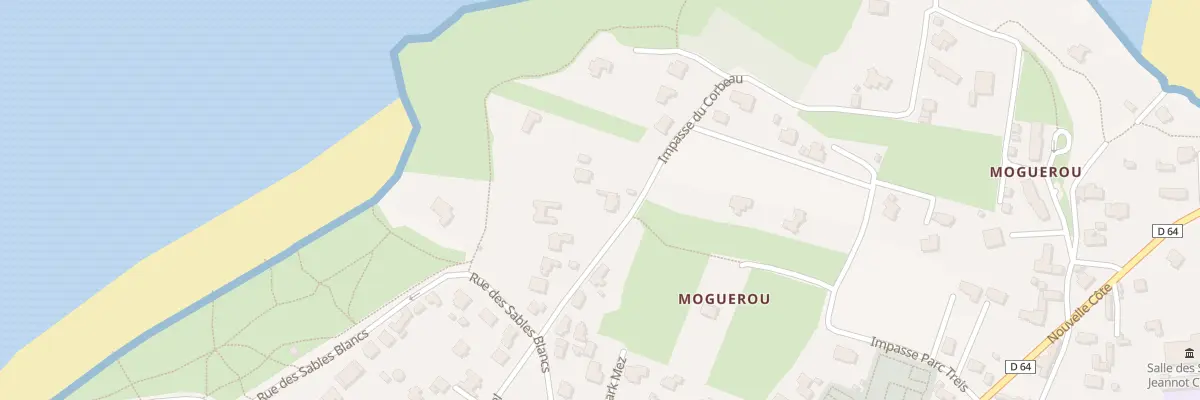 Plan du 8 Imp du Corbeau à Locquirec
