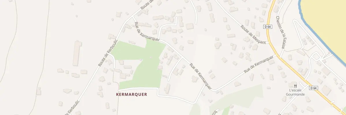 Plan du 22 Rue de Kermaquer à Locquirec