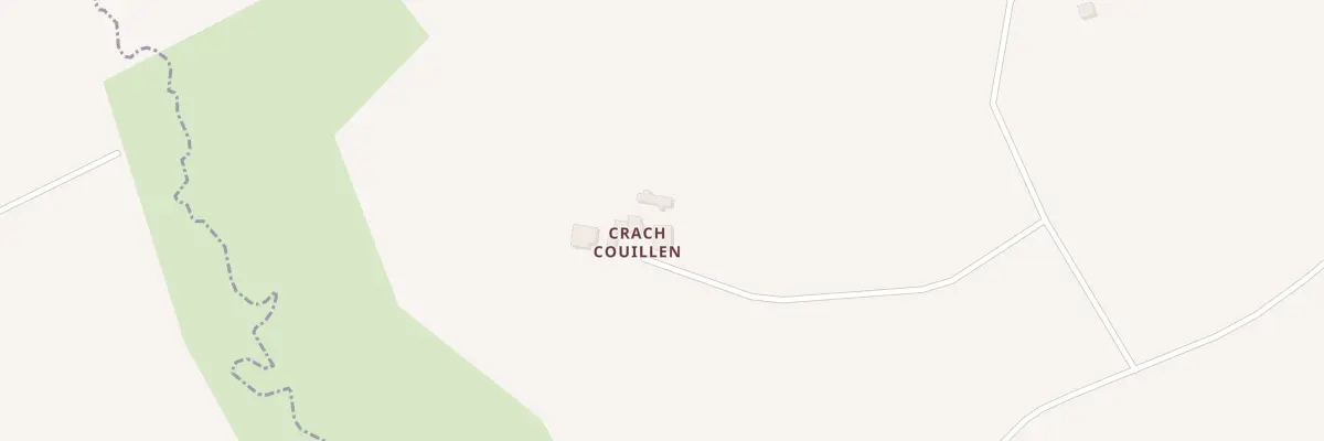 Plan du 635 Crach Couillen à Gourin