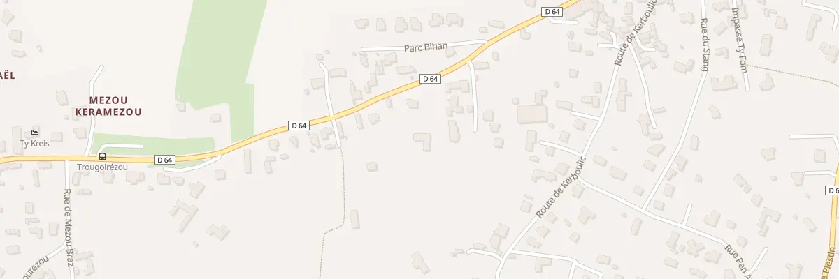 Plan du 30B Rte de Morlaix à Locquirec