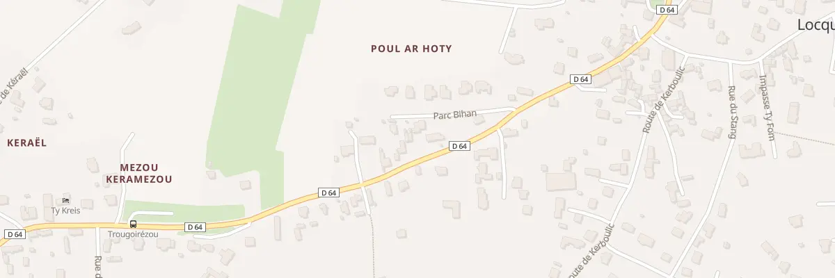 Plan du 23 Rte de Morlaix à Locquirec