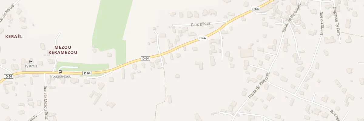 Plan du 36 Rte de Morlaix à Locquirec