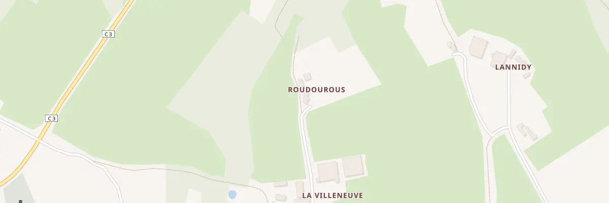 Plan du 1 Roudourous à Lannéanou