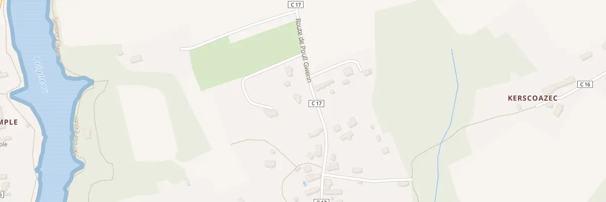 Plan du 8 Rte de Poull Gwenn à Moëlan-sur-Mer