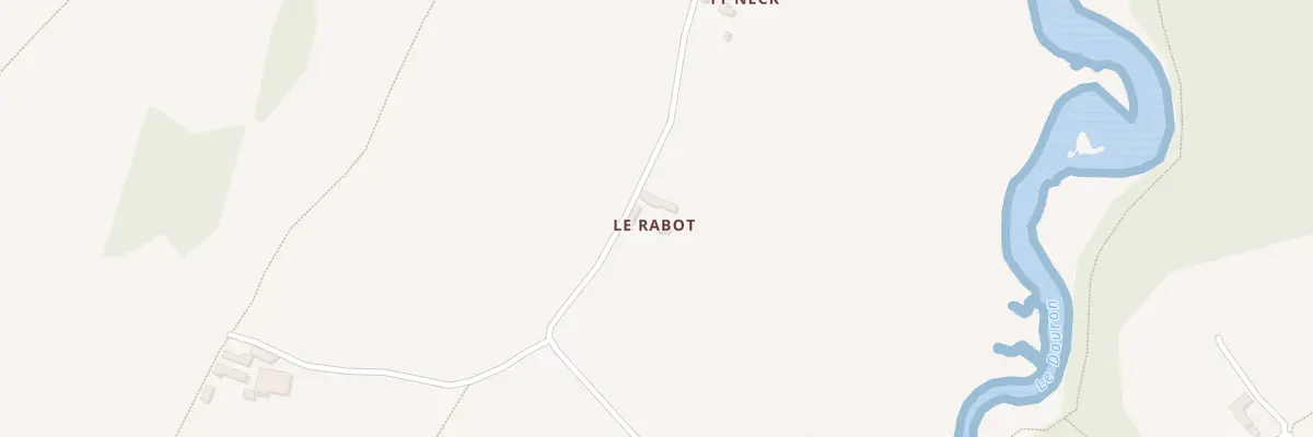 Plan du 393 Le Rabot à Guimaëc