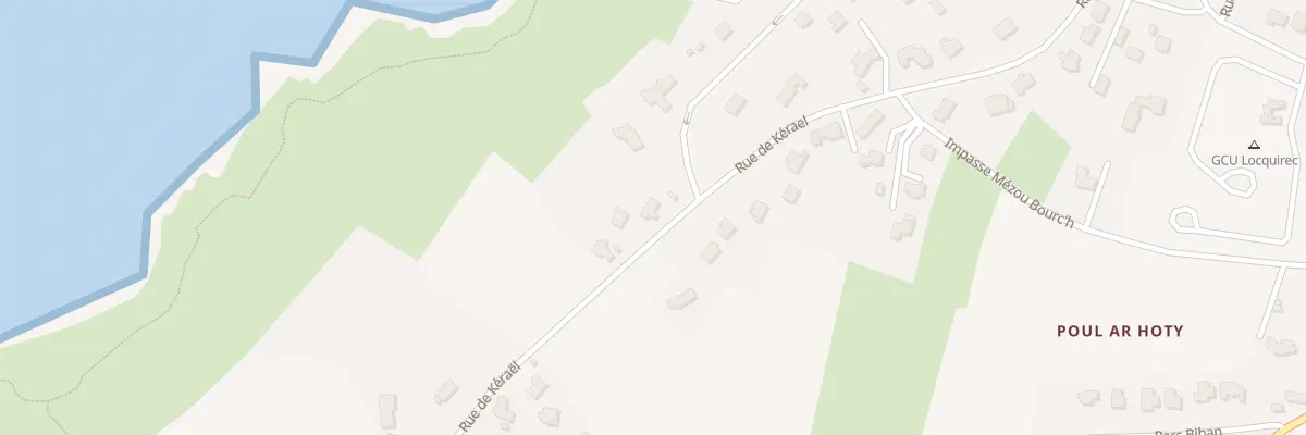 Plan du 19 Rue de Kerael à Locquirec
