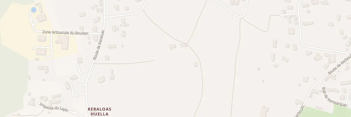 Plan du 16 Rte de Keraloas à Locquirec