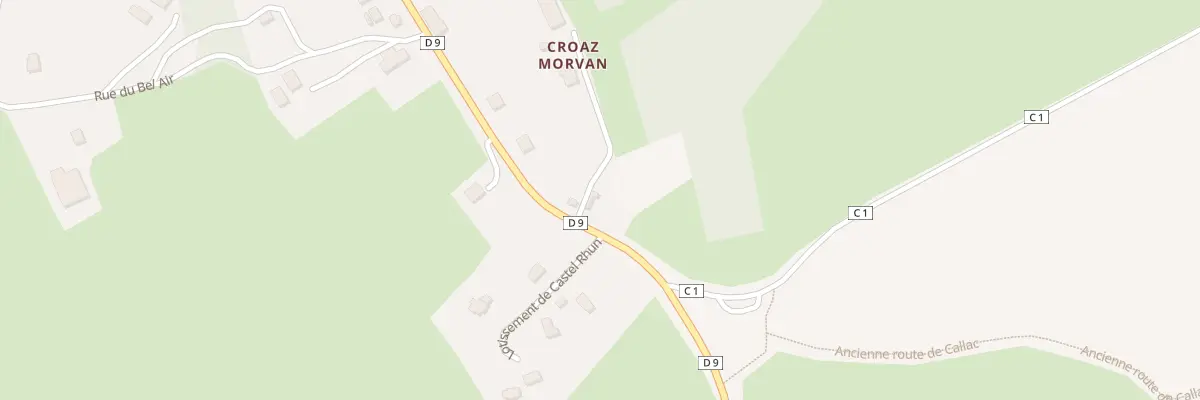 Plan du 51 Croas Morvan à Lannéanou