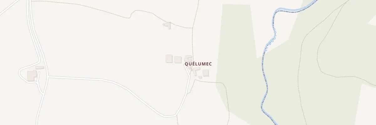 Plan du 183 Quelumec à Plouégat-Guérand