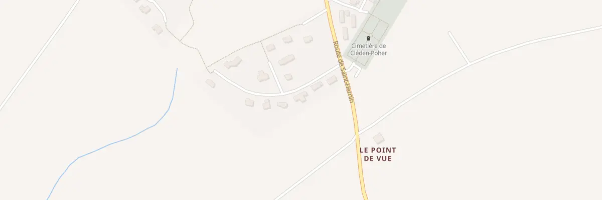 Plan du 3 Lot Park ar Praden à Cléden-Poher