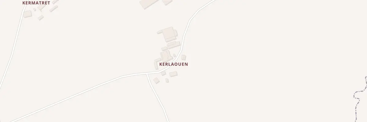 Plan du 5259 Kerlaouen à Roudouallec