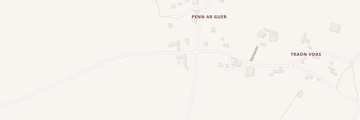 Plan du 2 Rue ar bourk à Guimaëc