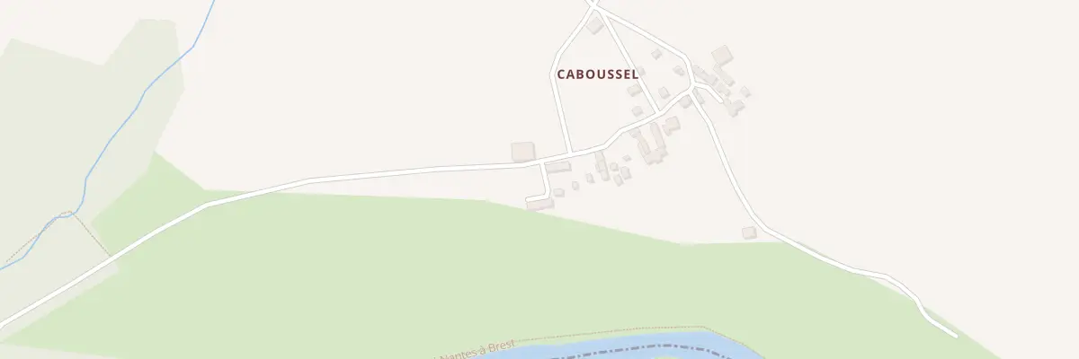 Plan du 409 Caboussel à Cléden-Poher