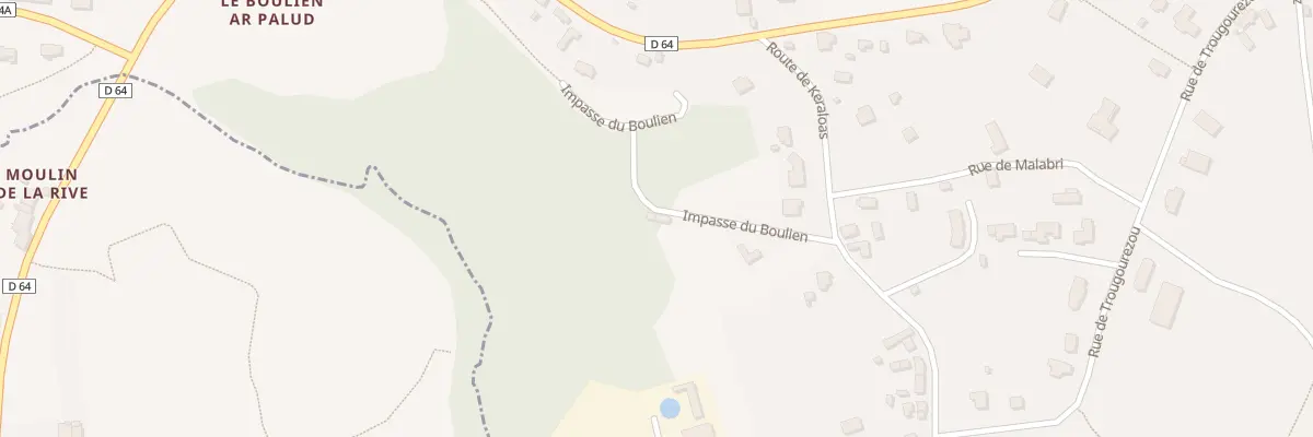 Plan du 4 Imp du Boulien à Locquirec