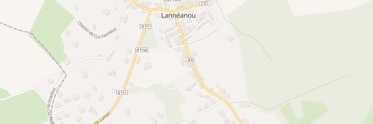 Plan du 12 Rue des Marais à Lannéanou