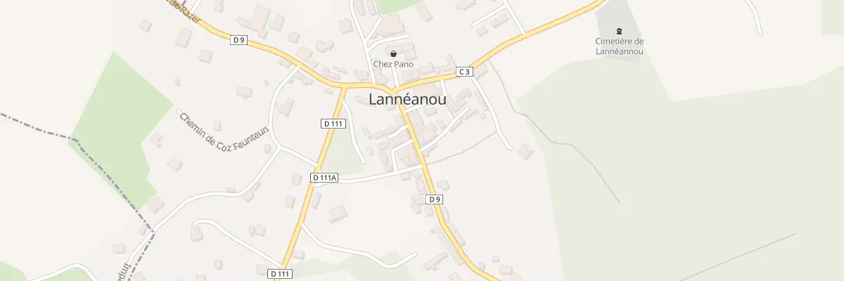 Plan du 5 Rue des Marais à Lannéanou