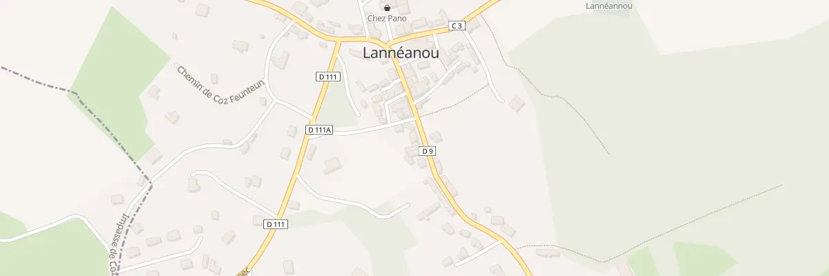 Plan du 10 Rue des Marais à Lannéanou