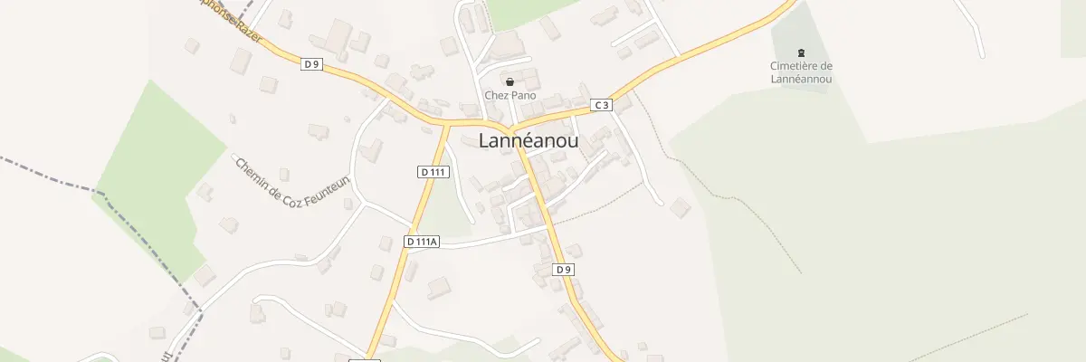 Plan du 3 Rue des Marais à Lannéanou