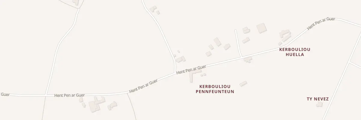 Plan du 359 Kermelven à Guimaëc