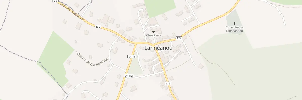 Plan du 82 Le Bourg à Lannéanou