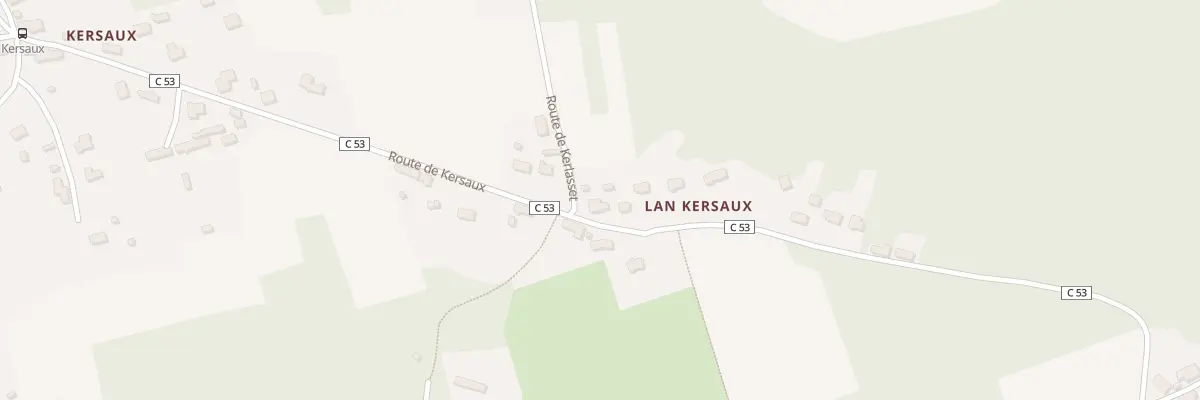 Plan du 24 Rte de Kersaux à Moëlan-sur-Mer