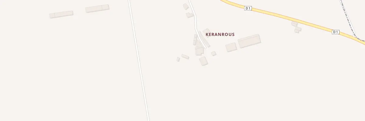 Plan du 5517 Keranrous à Roudouallec