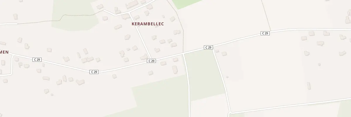 Plan du 6433F Kerambellec à Moëlan-sur-Mer