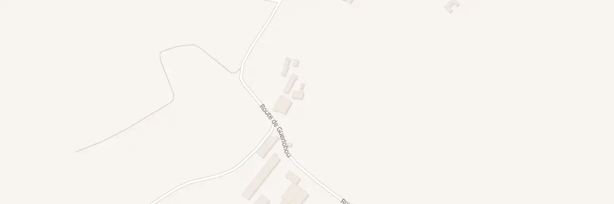 Plan du 1230 Rte de Guerlohou à Plouigneau