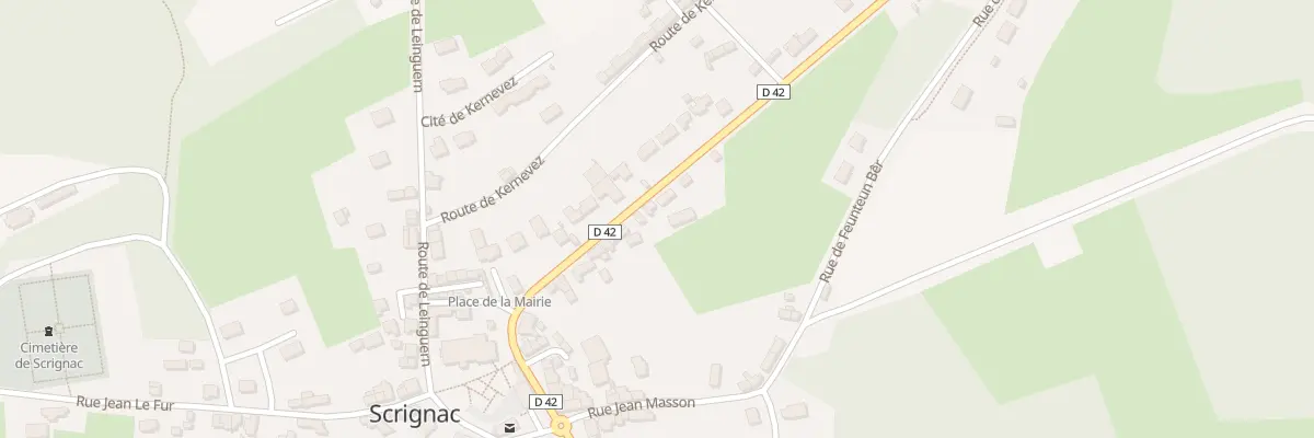 Plan du 22 Rue Albert Perrot à Scrignac