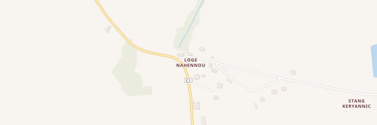 Plan du 815 Loge Nahennou à Bannalec