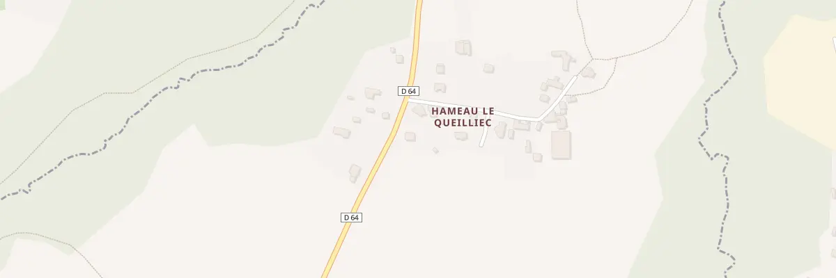 Plan du 2 Ham Le Guelliec à Guimaëc