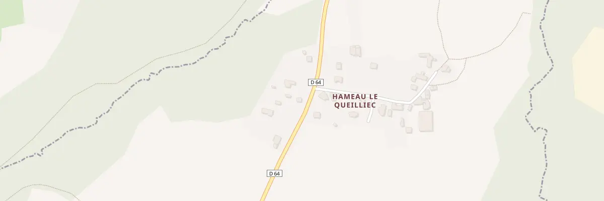 Plan du 7 Ham Le Guelliec à Guimaëc