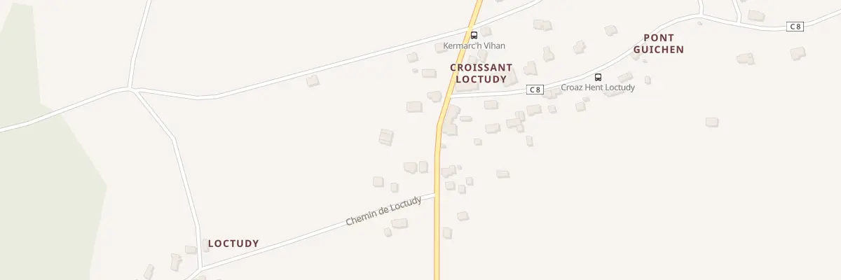 Plan du 2B Loctudy à Riec-sur-Bélon