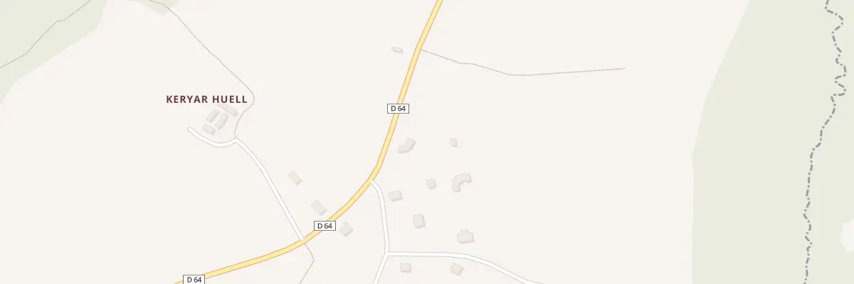Plan du 325 Kerilly à Guimaëc