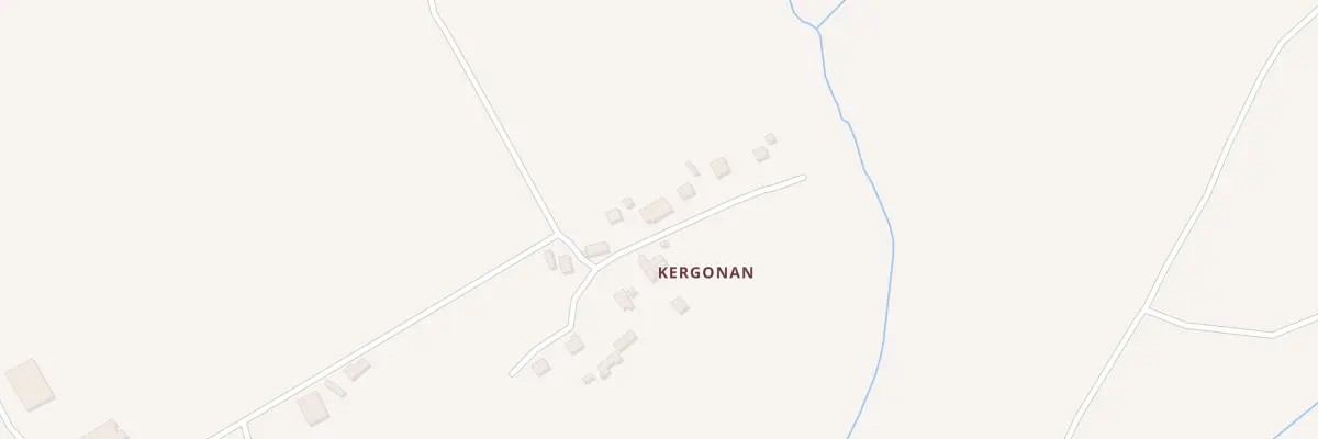 Plan du 120 Kergonan à Cléden-Poher