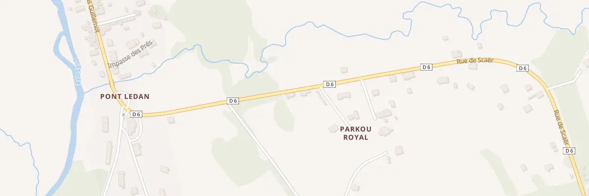 Plan du 1280 Parcou Royal à Scaër