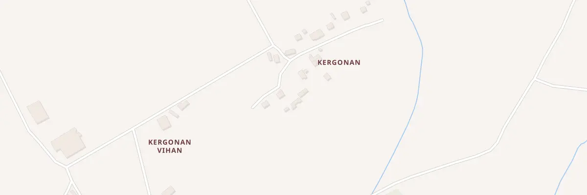 Plan du 116 Kergonan à Cléden-Poher