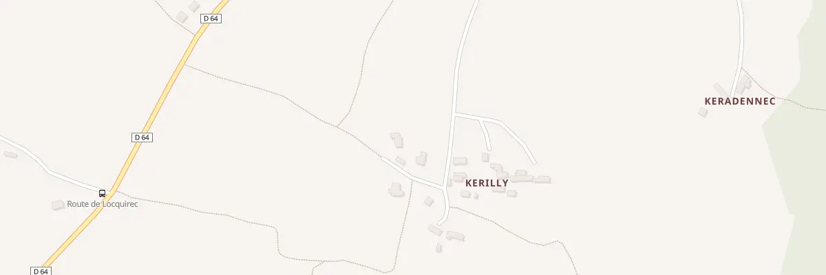 Plan du 1981D Kerilly à Guimaëc